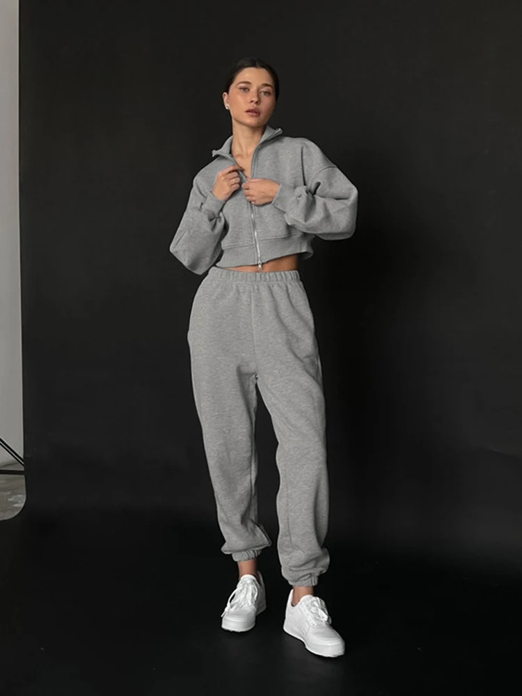 French Terry Hoodie & Sweatpants Set