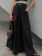 Elegant Cotton Long Skirt