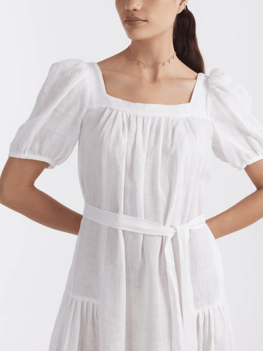 Casual Puffy Sleeve Dress